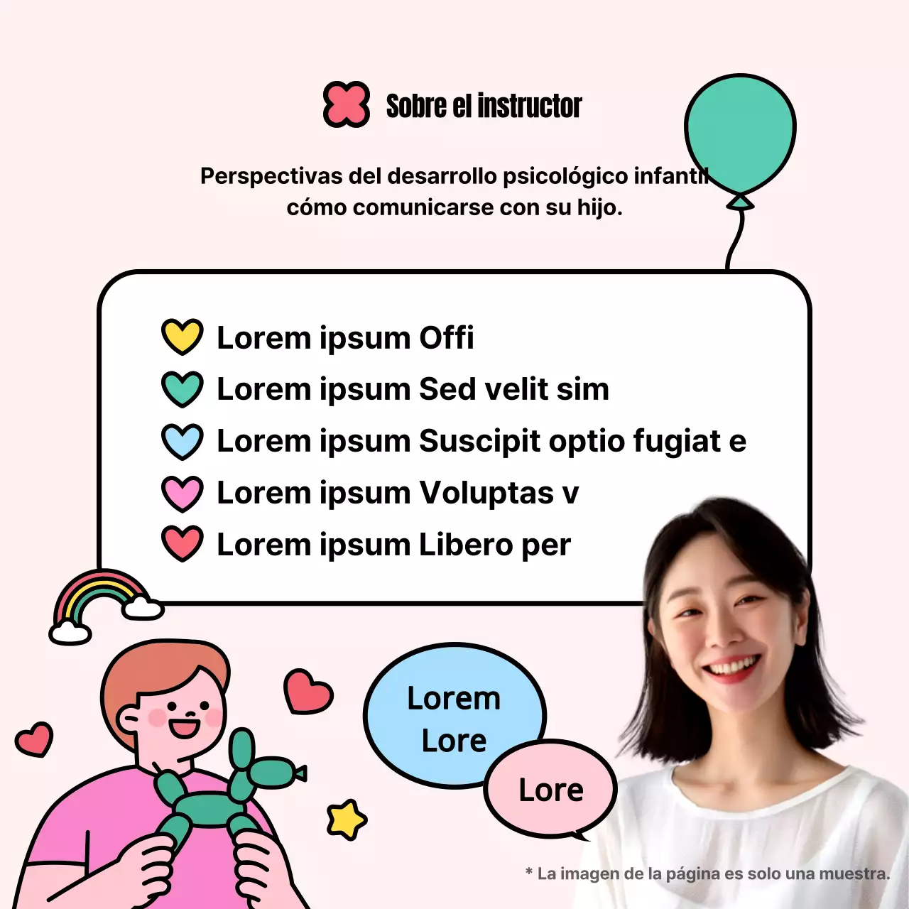 Promover los especiales para padres amarillos y azules