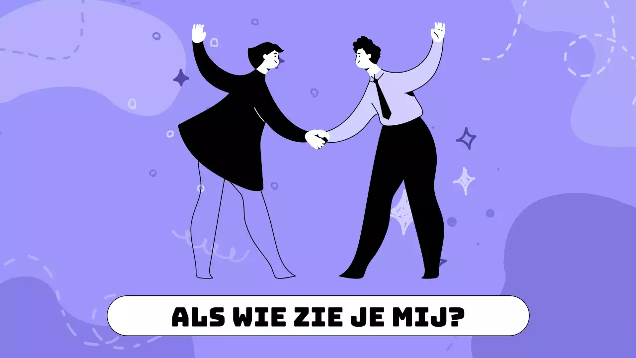 Pop-art mauve vragenkaart planner