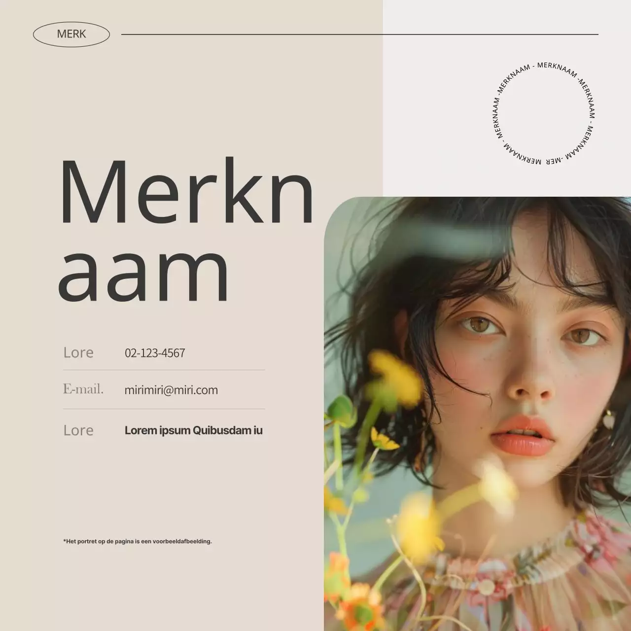 De moderne merkvoeding van Ivory promoten