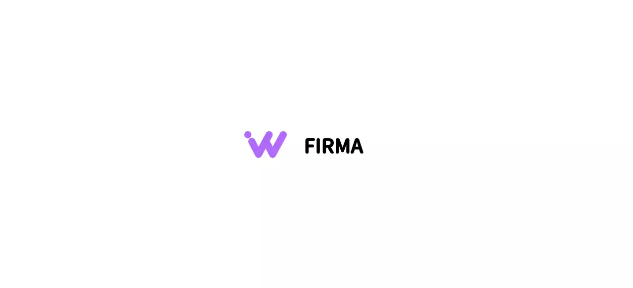 Firmenlogo mit einem einfachen schwarzen Buchstabensymbol