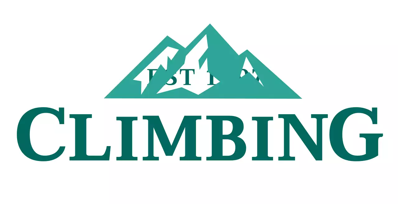 Vintage-inspired climbing club with mountain illustrations and serif fonts