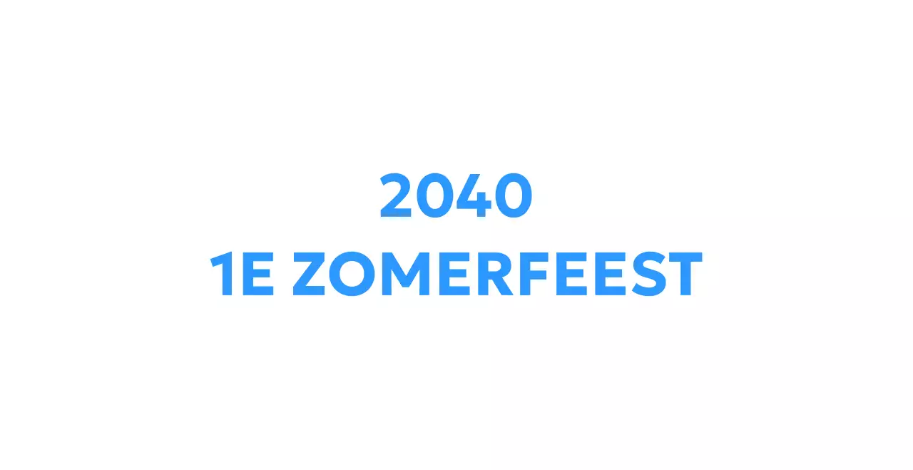 Een luchtig zomerfestival met illustraties van palmbomen