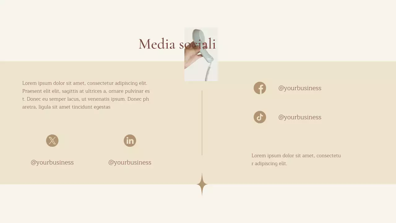 Introduzione dell'azienda Beige Natural Business