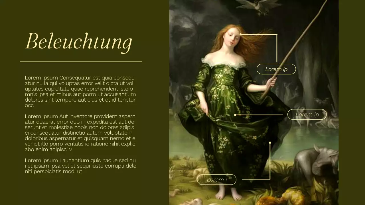 Bericht über schwarze Renaissance-Malerei