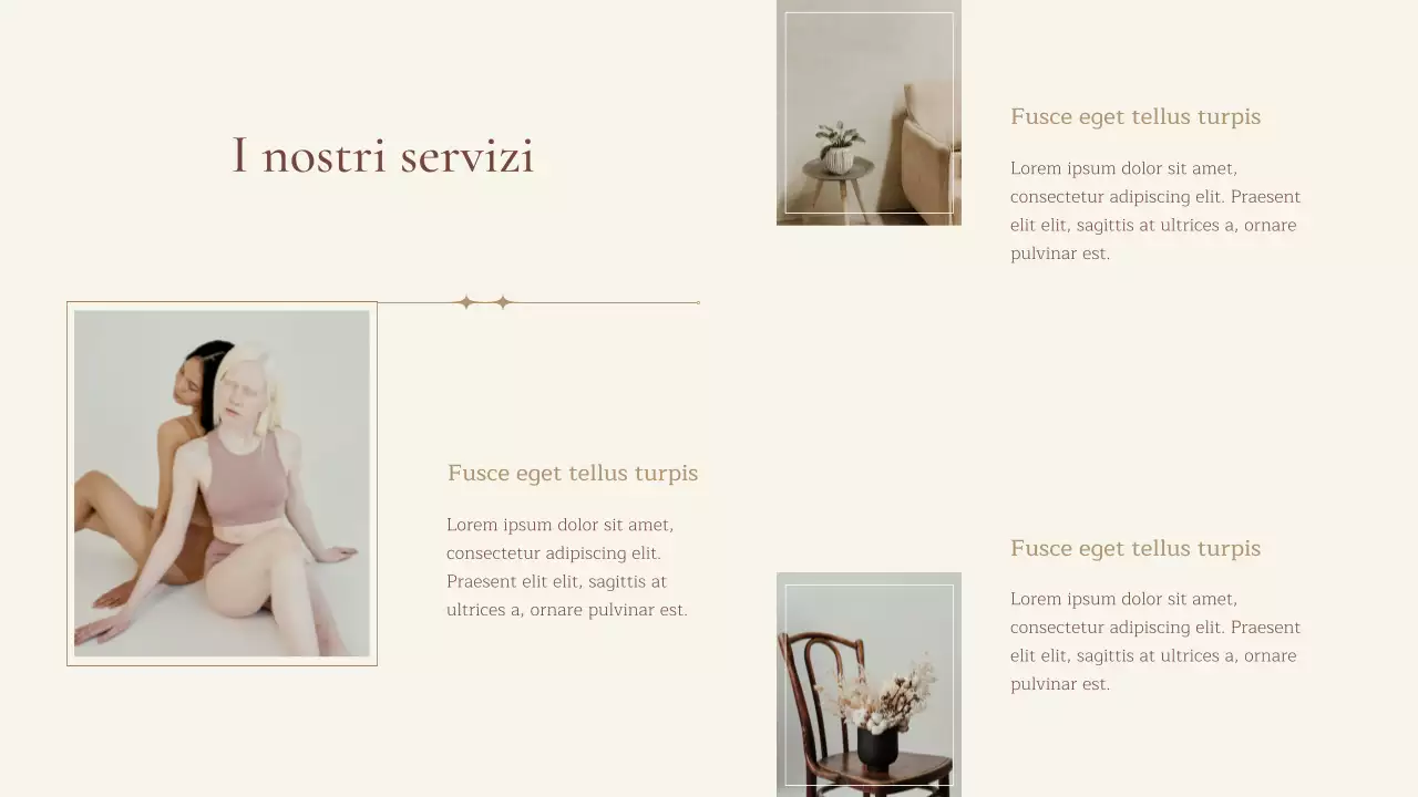 Introduzione dell'azienda Beige Natural Business