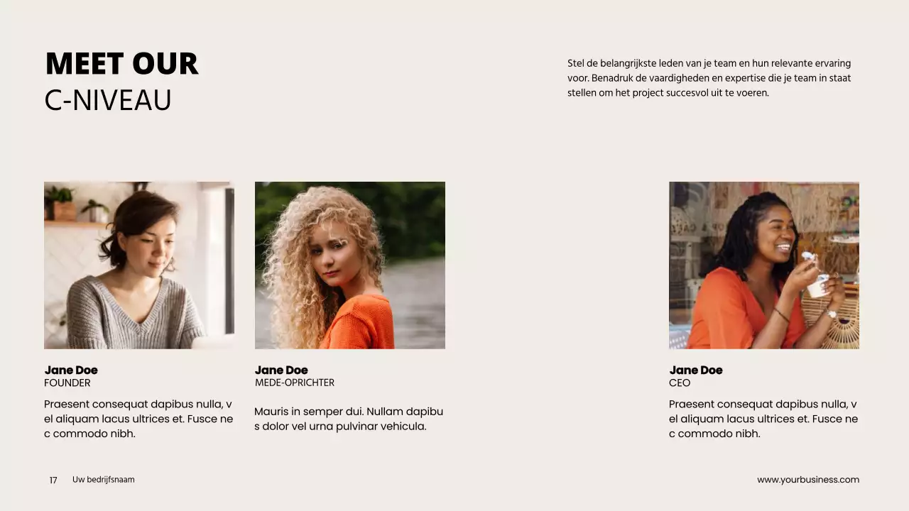Grijs Oranje Minimaal Schoon Project Pitch Deck Voorstel