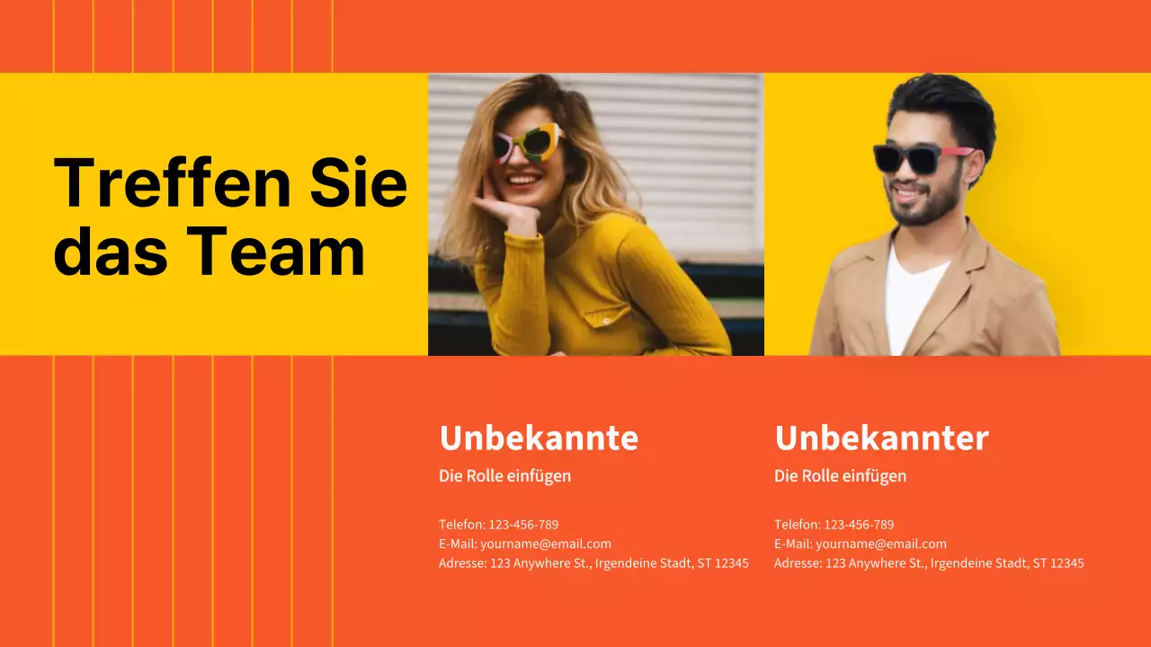 Purple Bold Business Unternehmen Einführung