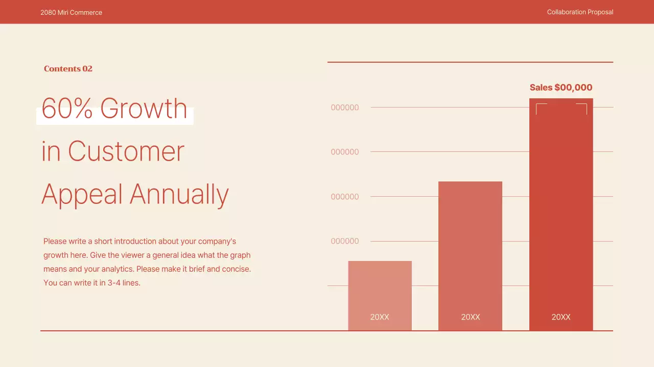 레드 모던 쇼핑 제안 프레젠테이션