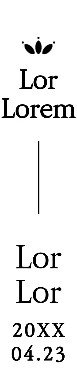 Stilvolle Gründungserklärung in Serifenschrift