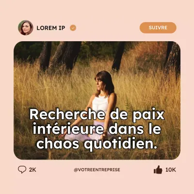 Minimal Meme Pop-Up beige