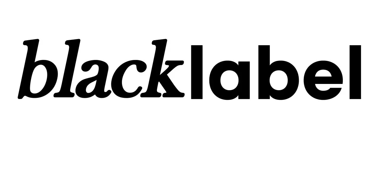 Simple, classy logo design with black text variation