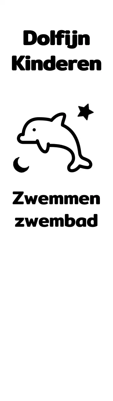 Schattig ontwerp met schattige dolfijnenillustraties