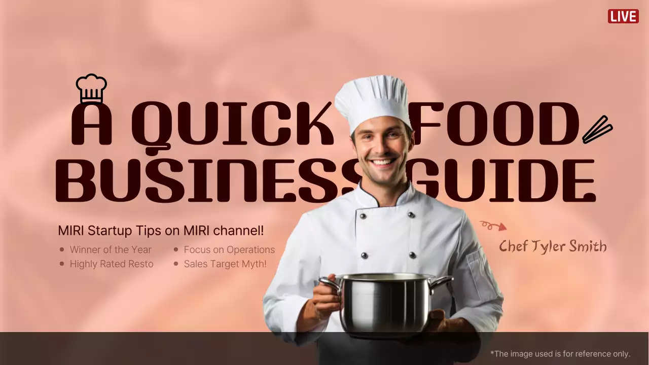 A simple orange background to promote your franchise startup