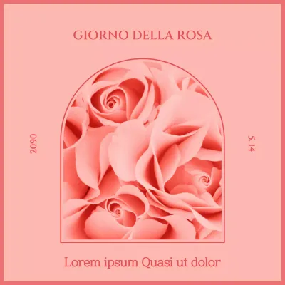 Promuovere la Giornata della Rosa con un tocco moderno di rosa e rosso