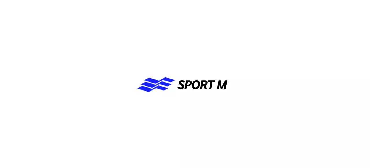 Logo geometrico della palestra Hip