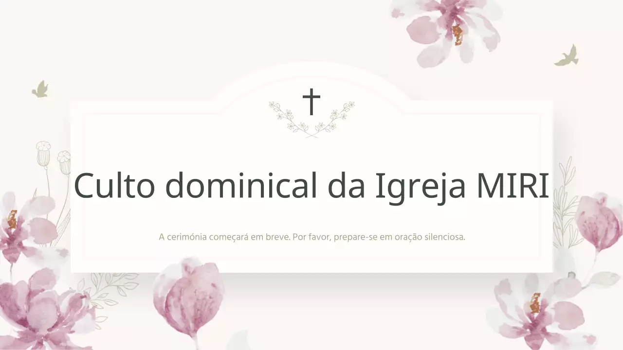Um guia clássico de serviço religioso em cor-de-rosa