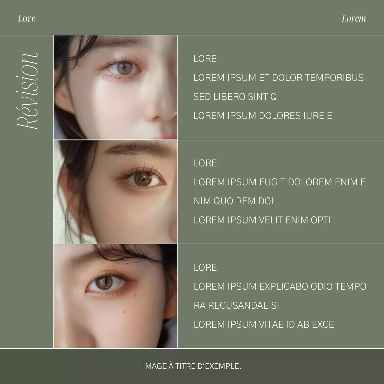 Promouvoir un kit de marque simple en kaki