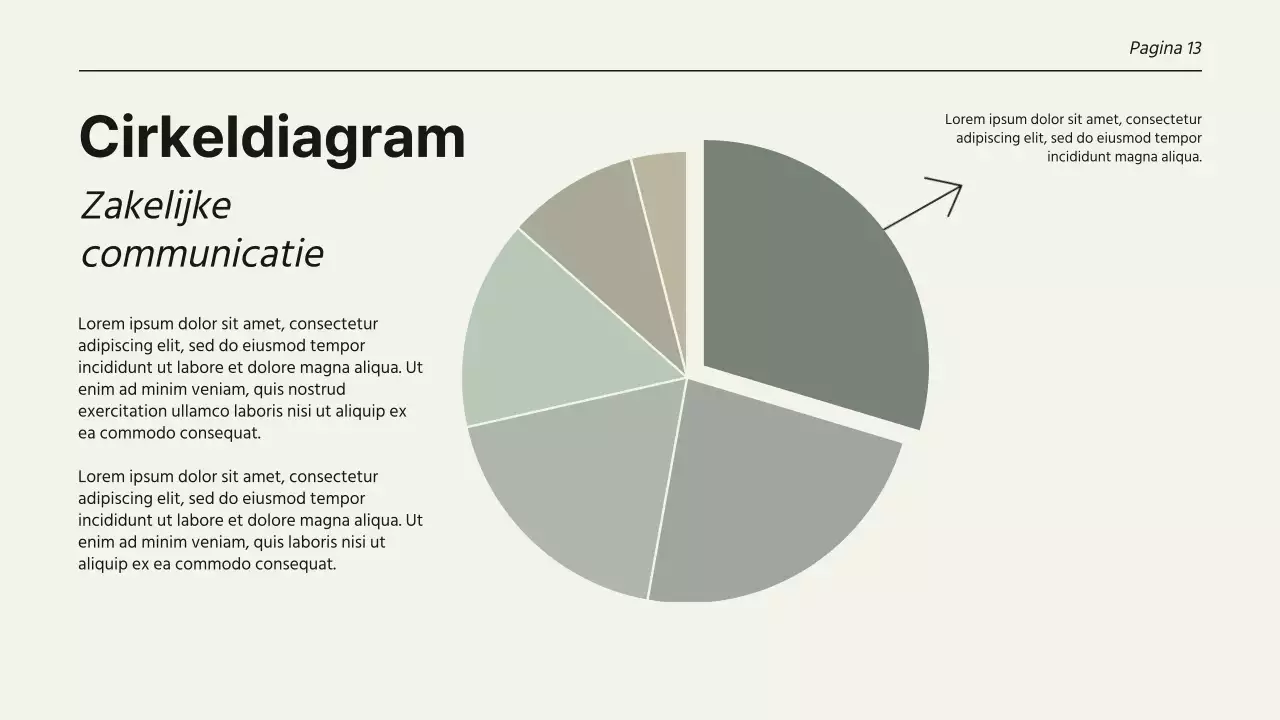 Trend Presentatiepagina's in beige en zwart met verschillende indelingen Product Pitch