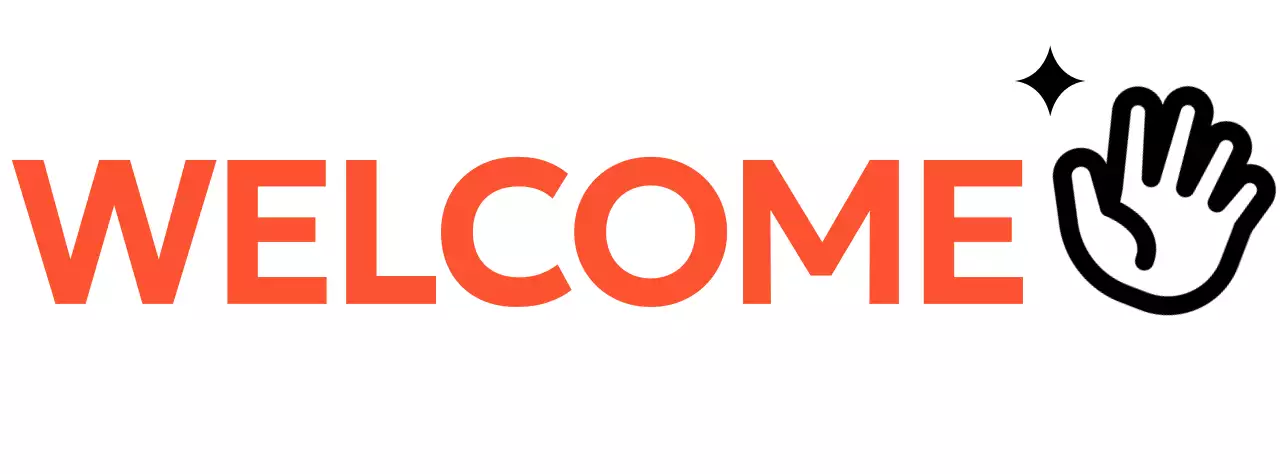 ブラックとレッドのシンプルなコンセプトのウェルカムキット