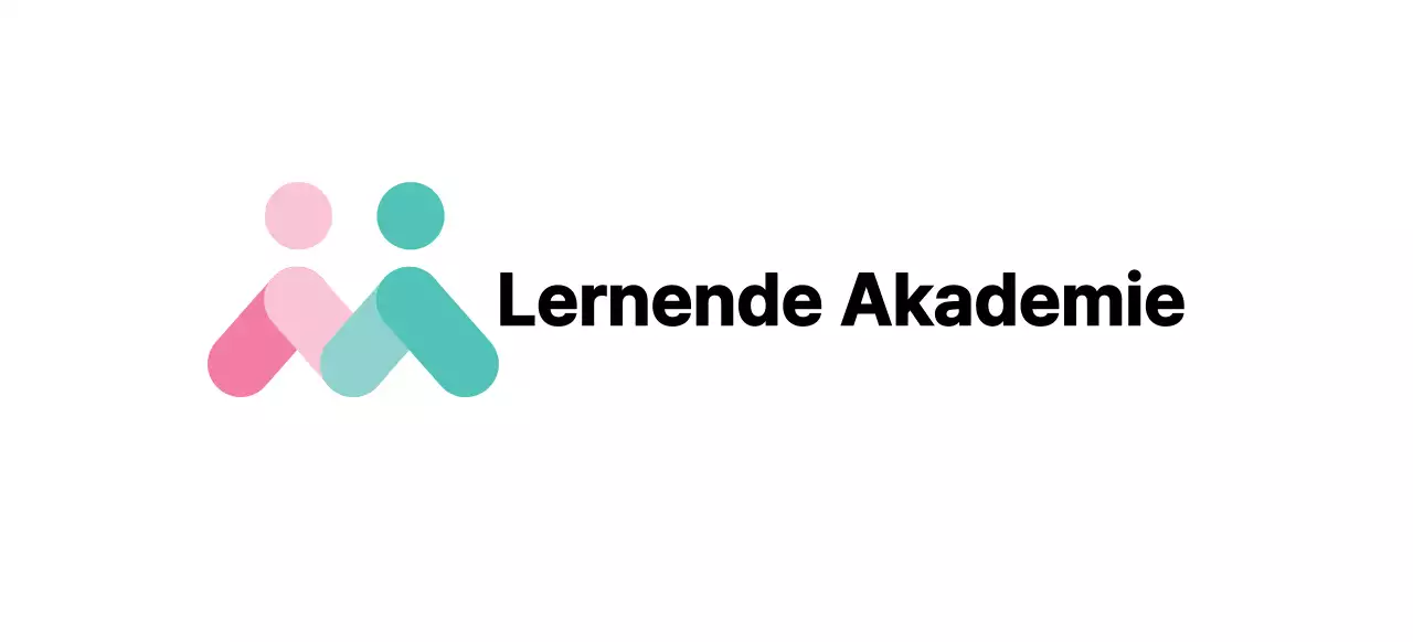 Schulgestaltung mit einem Logo in Form eines Menschen