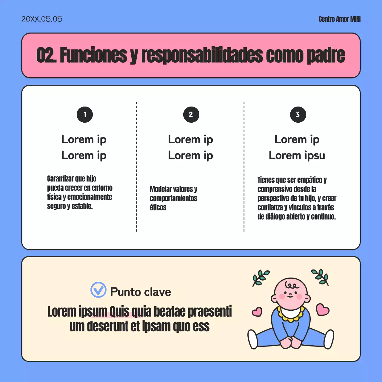 Acerca de la charla sobre comunicación familiar rosa y azul