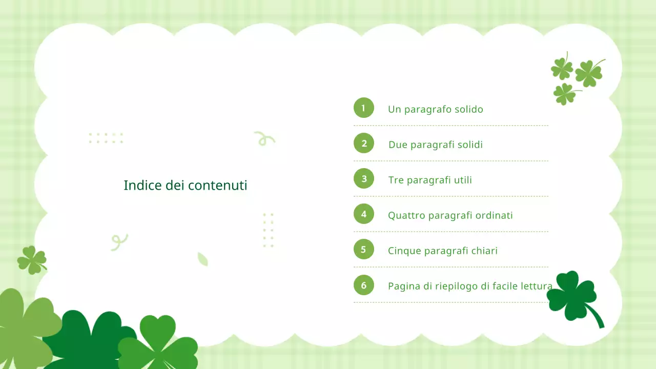 Graziosa proposta di sfondo a quadrifoglio con verde e foglie di loto