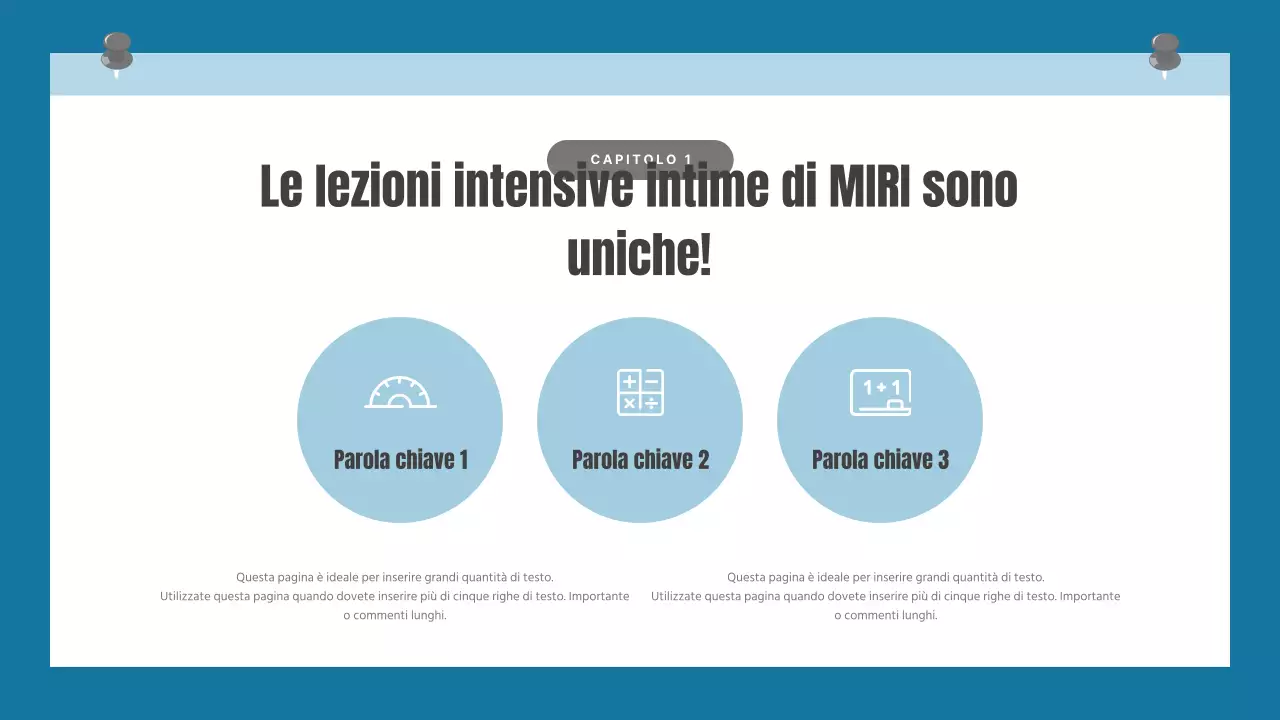 Un'introduzione alla scuola di matematica accogliente blu e grigia