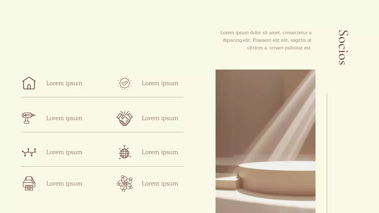 Presentación de la empresa Beige Natural Business