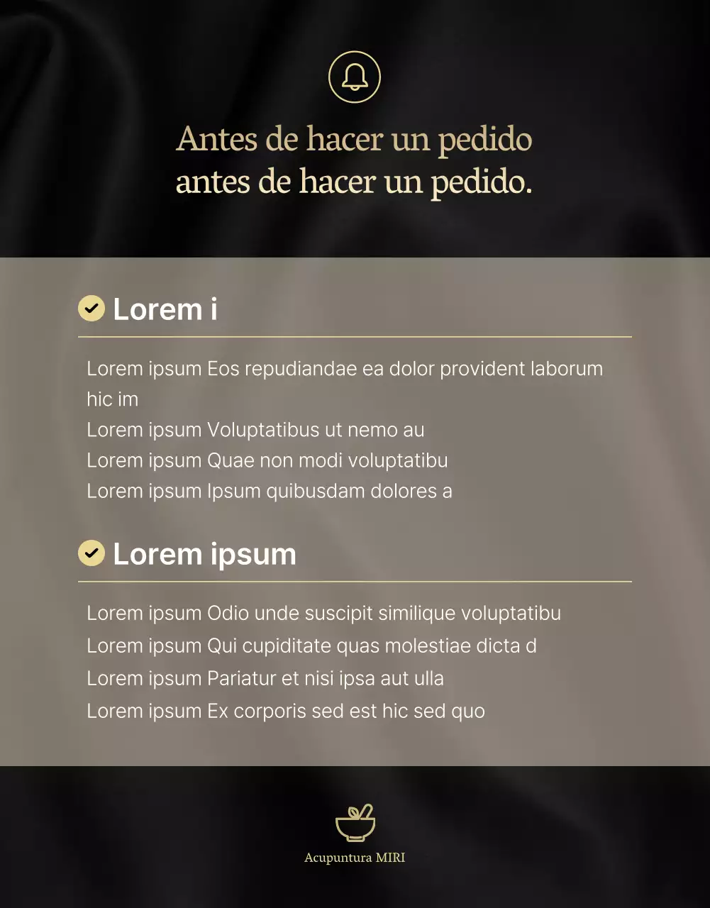 Guía de regalos de fitoterapia tradicional china para el Día de la Madre en negro y oro