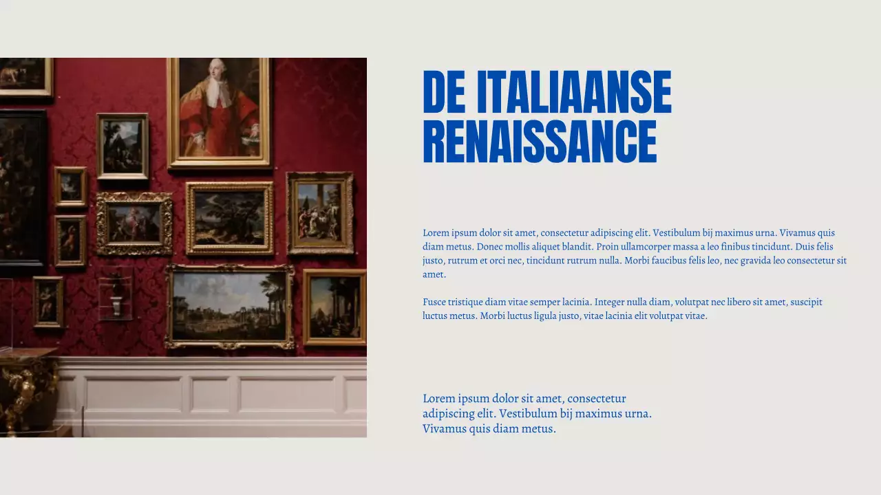 Grijs en Blauw Elegant Kunstlezingmateriaal