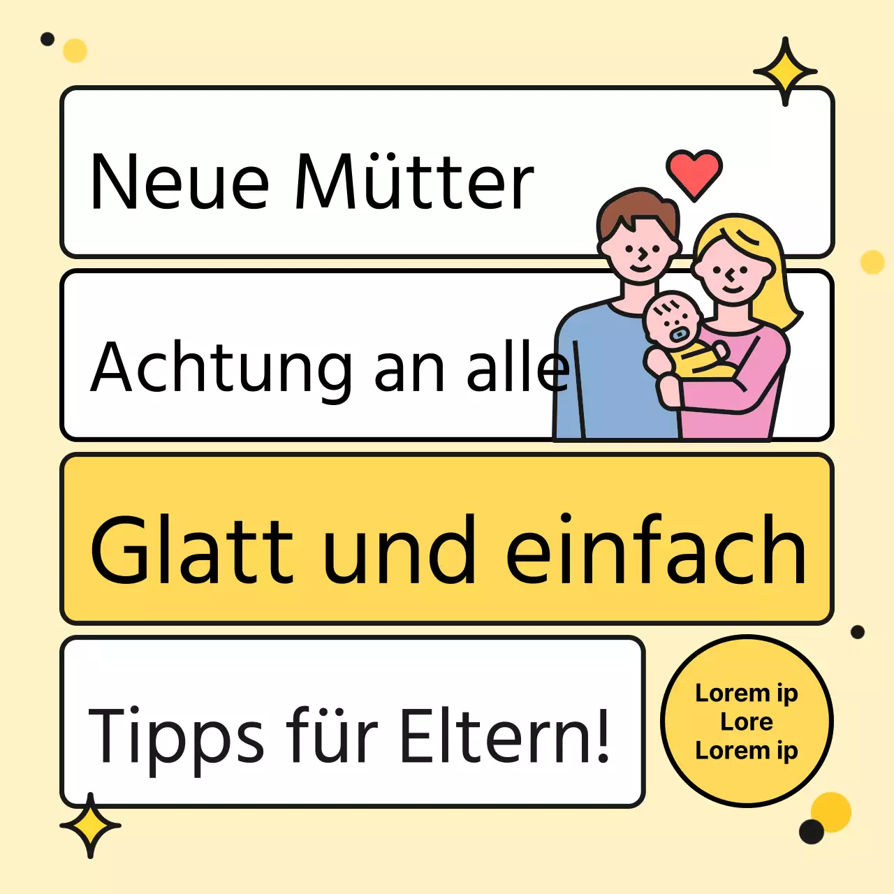 Über Yellow's liebenswerte Erziehungstipps