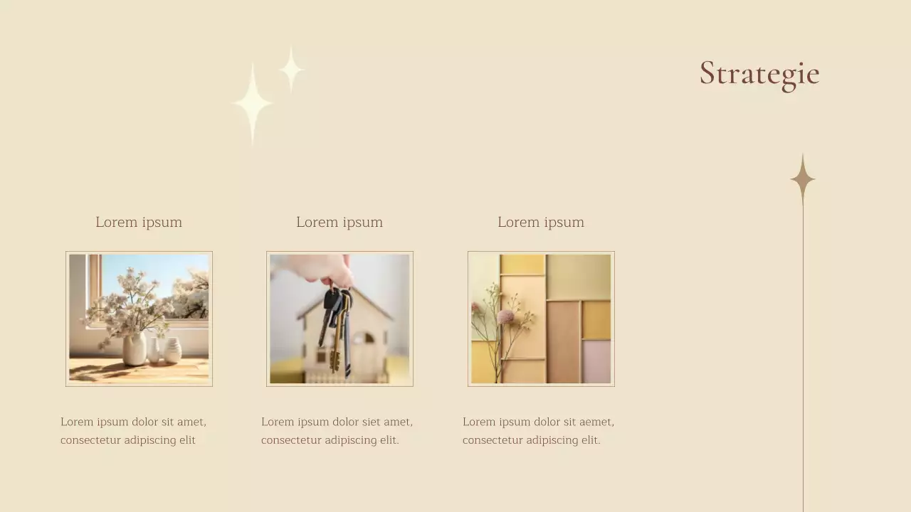 Beige Natural Business Vorstellung des Unternehmens