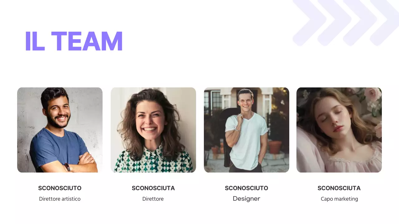 Campagna strategica di marketing moderno in viola e verde