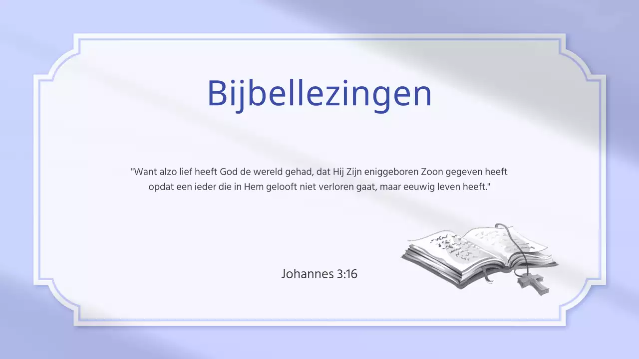 De eenvoudige kerkdienstaankondiging van Borah en Lavendel