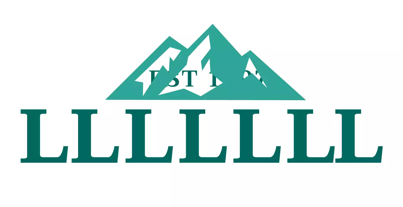 Club di arrampicata di ispirazione vintage con illustrazioni di montagna e font serif