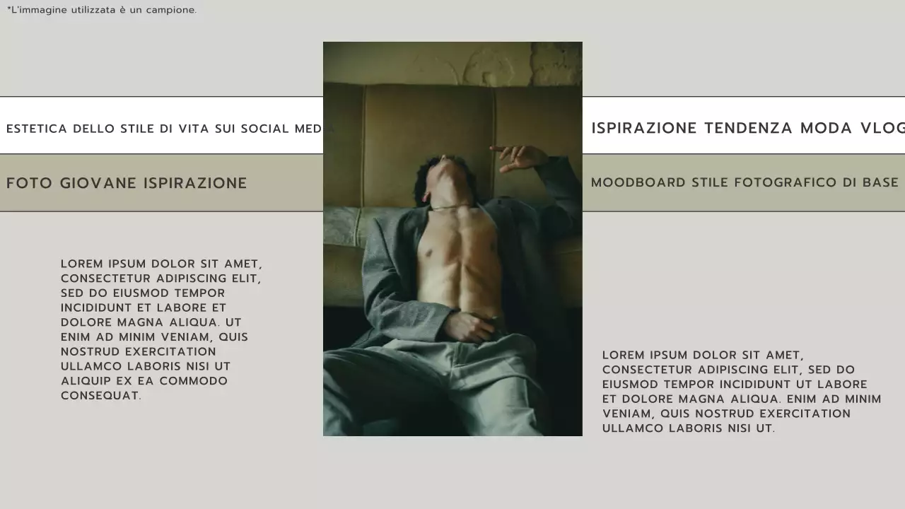 Grigio e kaki Tendenza Blog Fashion Stylist Promozione