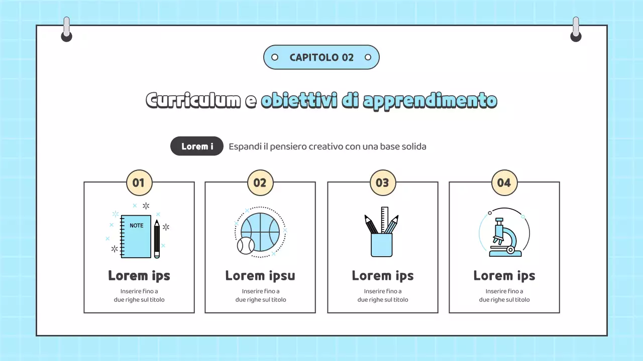 Risorse per la lezione di osservazione dei genitori in azzurro