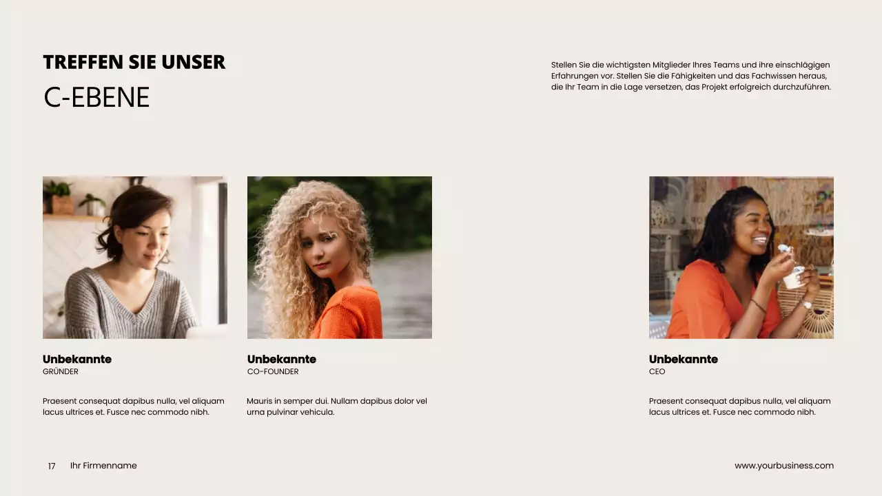 Grau Orange Minimal Sauber Projekt Pitch Deck Vorschlag