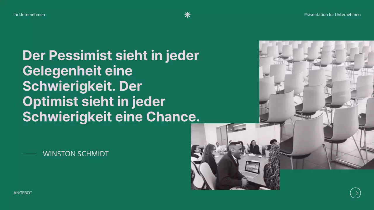 Soft Pink Clean Business Vorstellung des Unternehmens