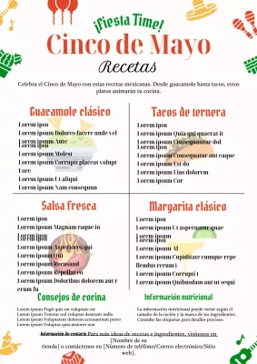 White Basic Cinco de Mayo Recipes