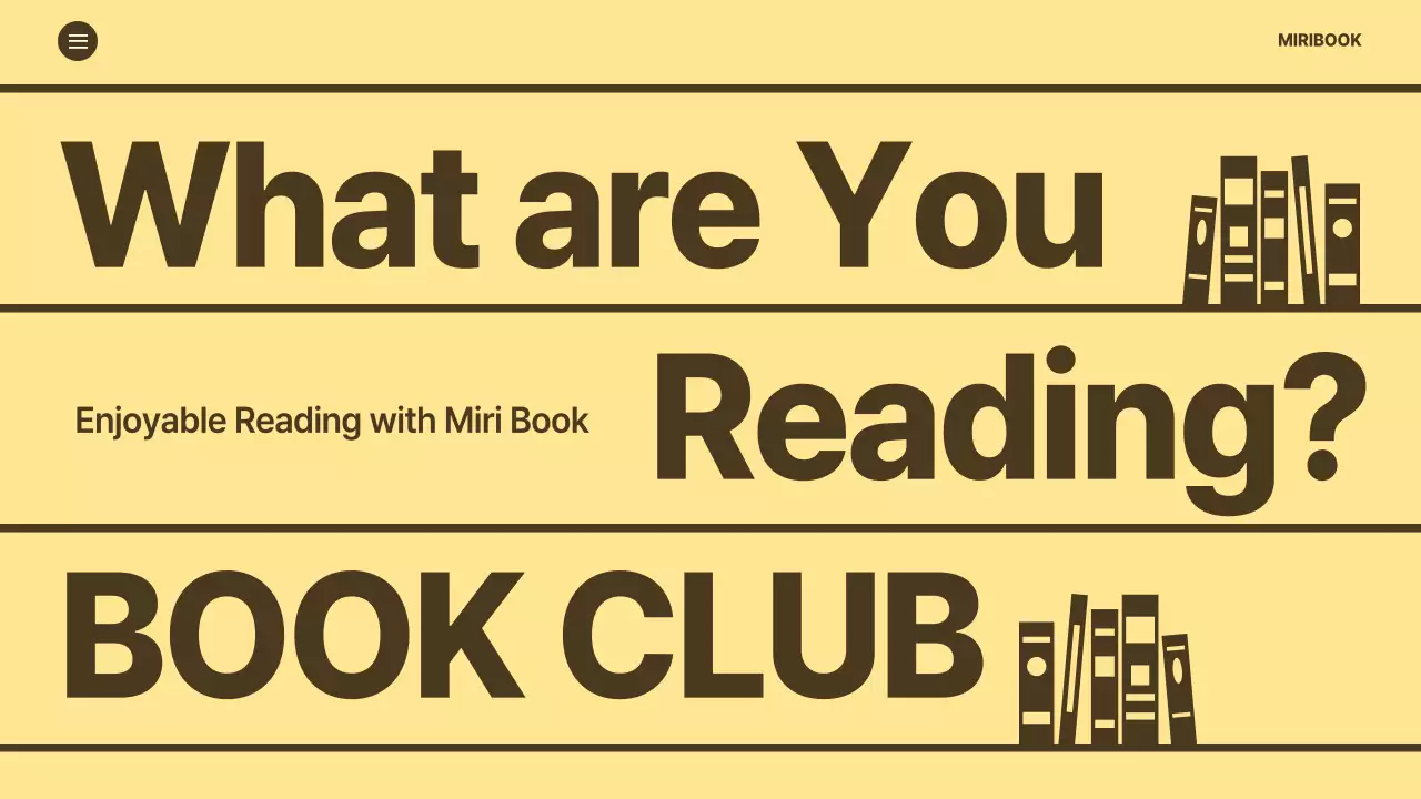 Beige Modern Book Club Promotion Presentation