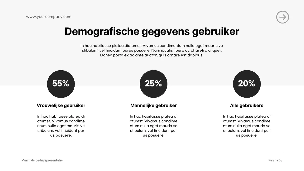 Zwart-wit Introductie Modern Bedrijf