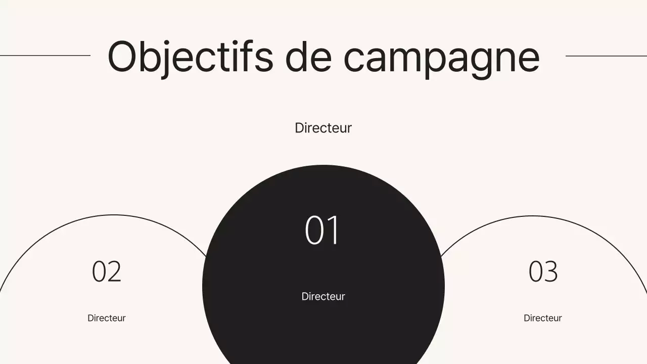 Campagne de stratégie marketing beige et élégante