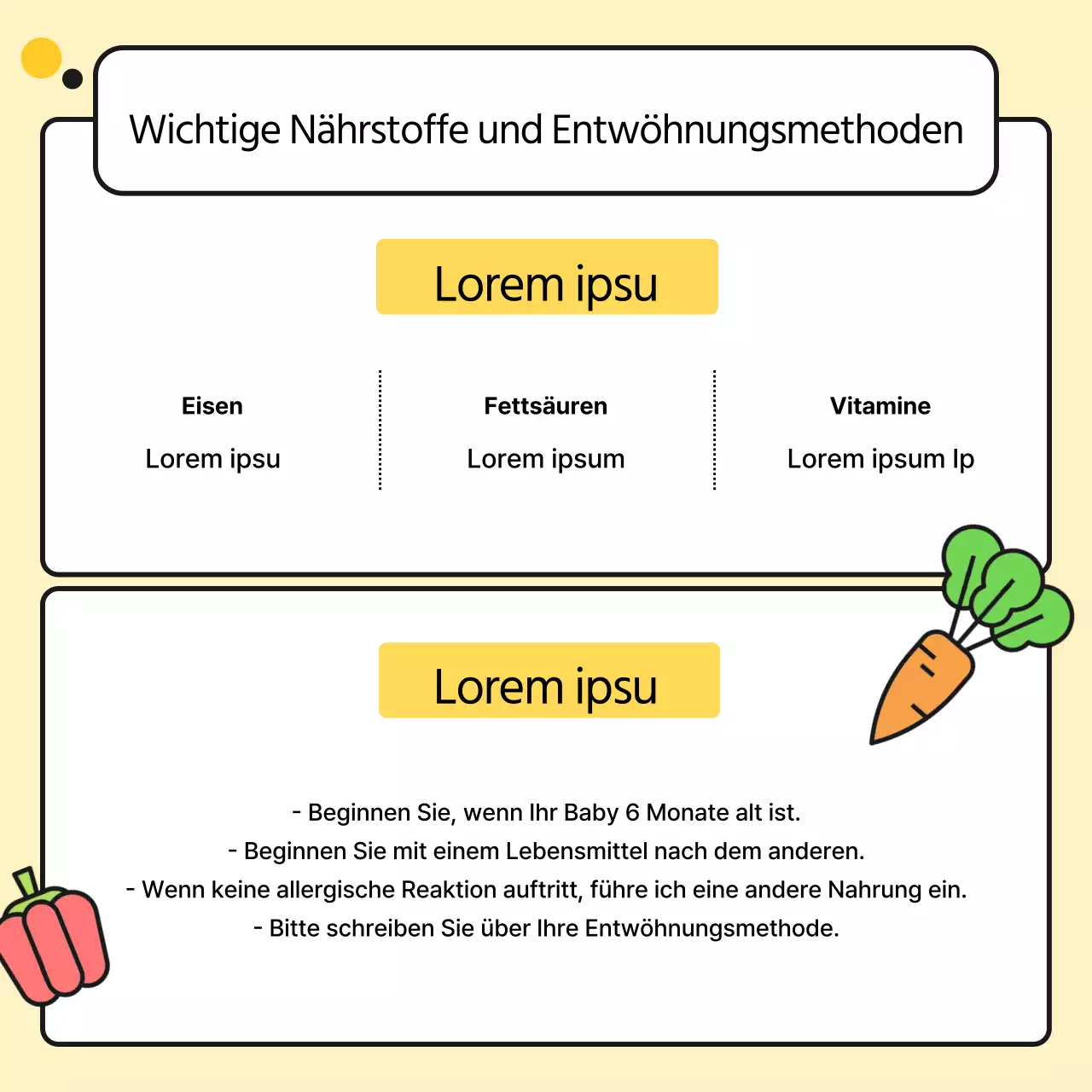 Über Yellow's liebenswerte Erziehungstipps