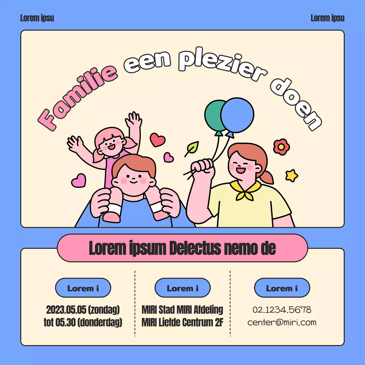 Over het Roze en Blauwe Familie Communicatiegesprek