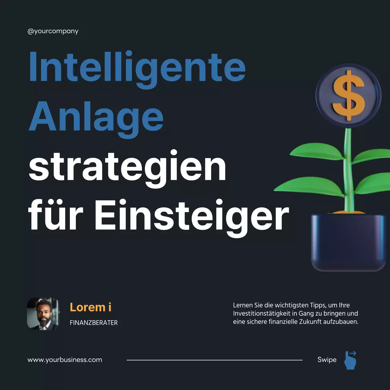 Schwarzblauer Leitfaden für moderne Anlagestrategien