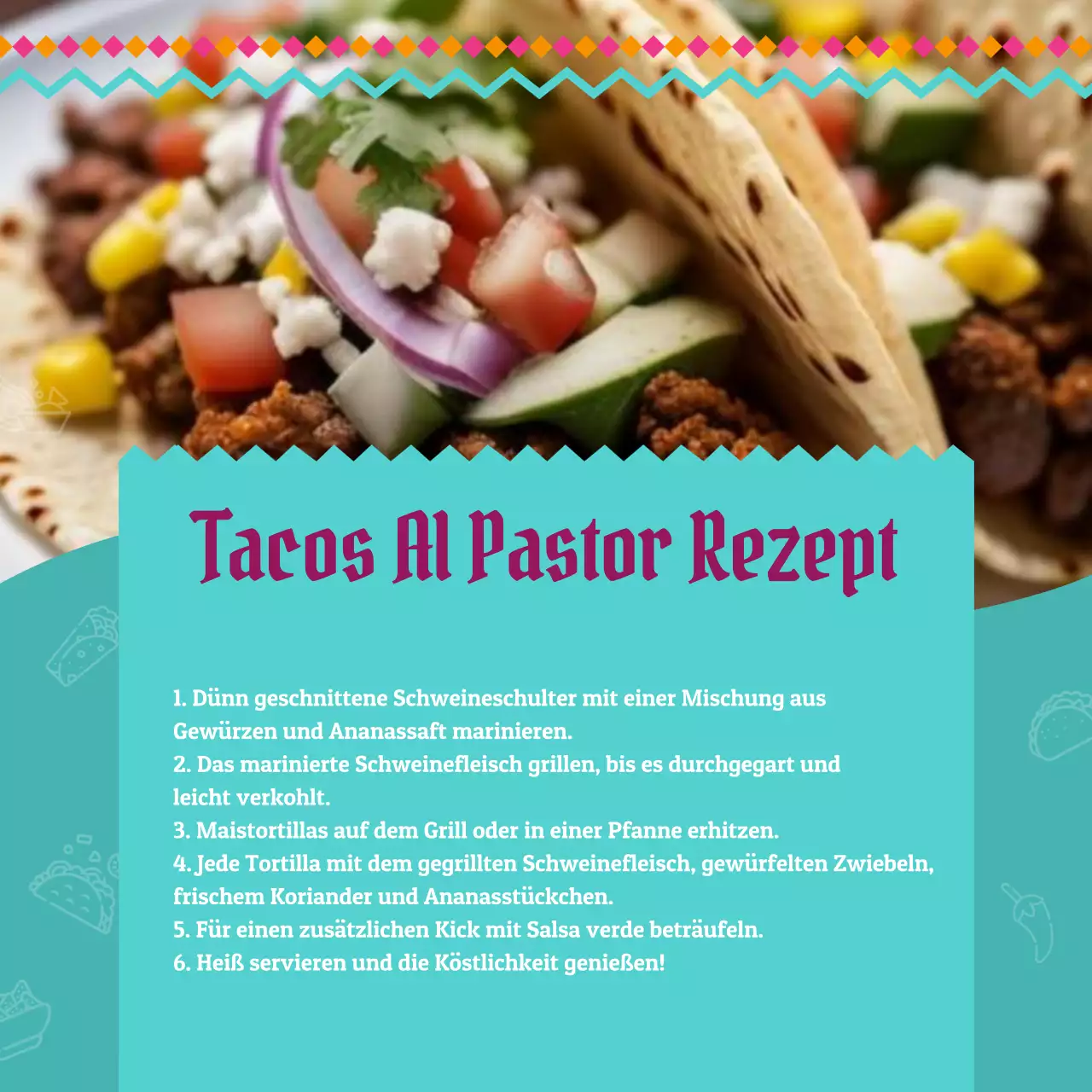 Gelbes traditionelles Cinco de Mayo-Rezept