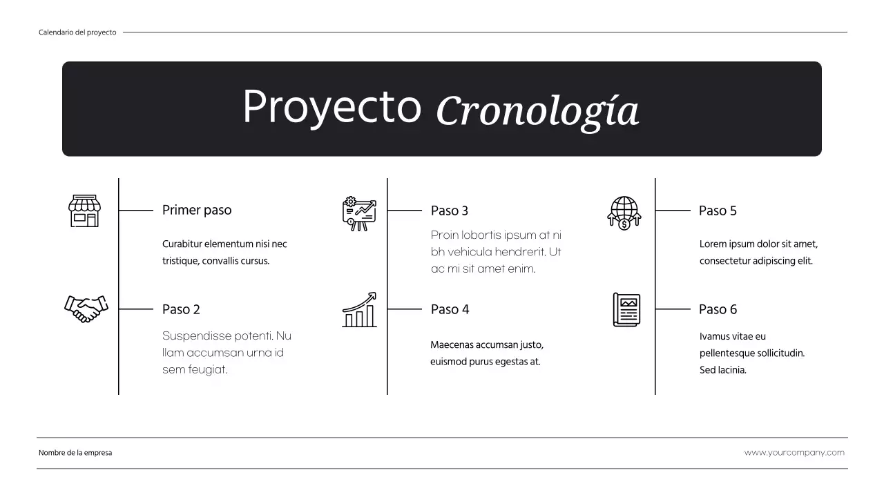 Negro Blanco Minimalista Negocios Sobre Nosotros