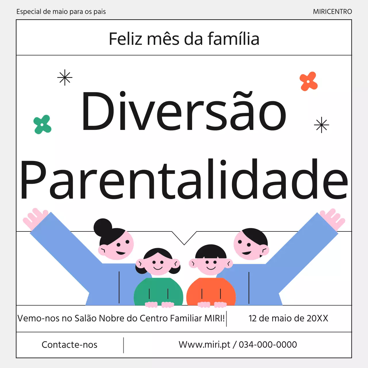 Promover as aulas de parentalidade verde e preta