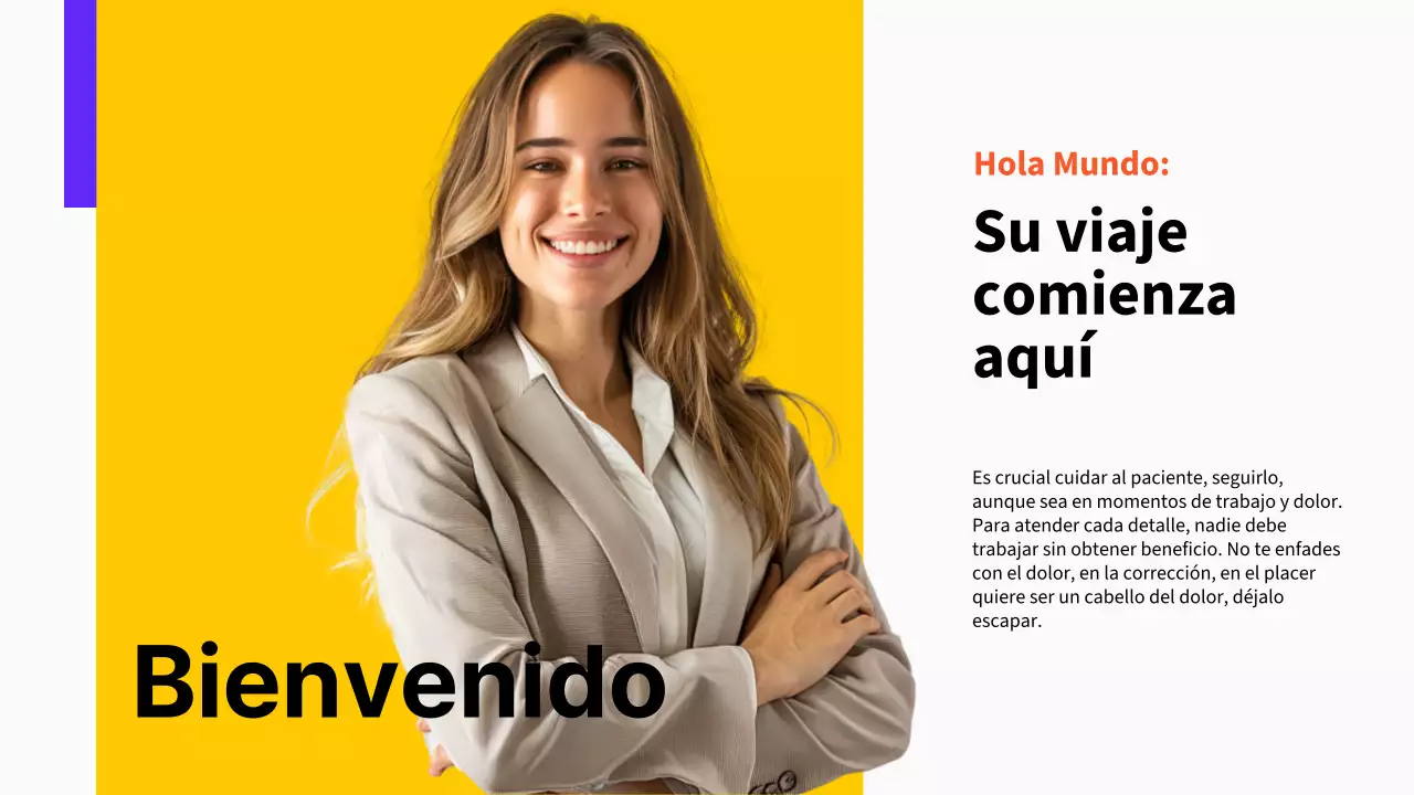 Purple Bold Business Company Presentación